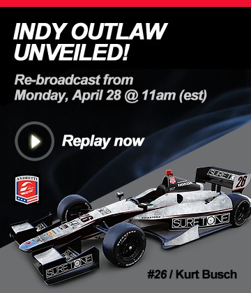 Andretti TV Indy Outlaw Broadcast Mobile Ad